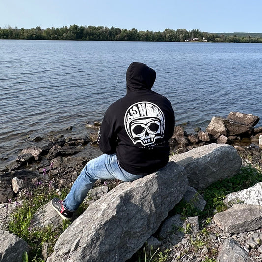 BOOTHORIGINALZIPPER w Sleeve print (RIVER)