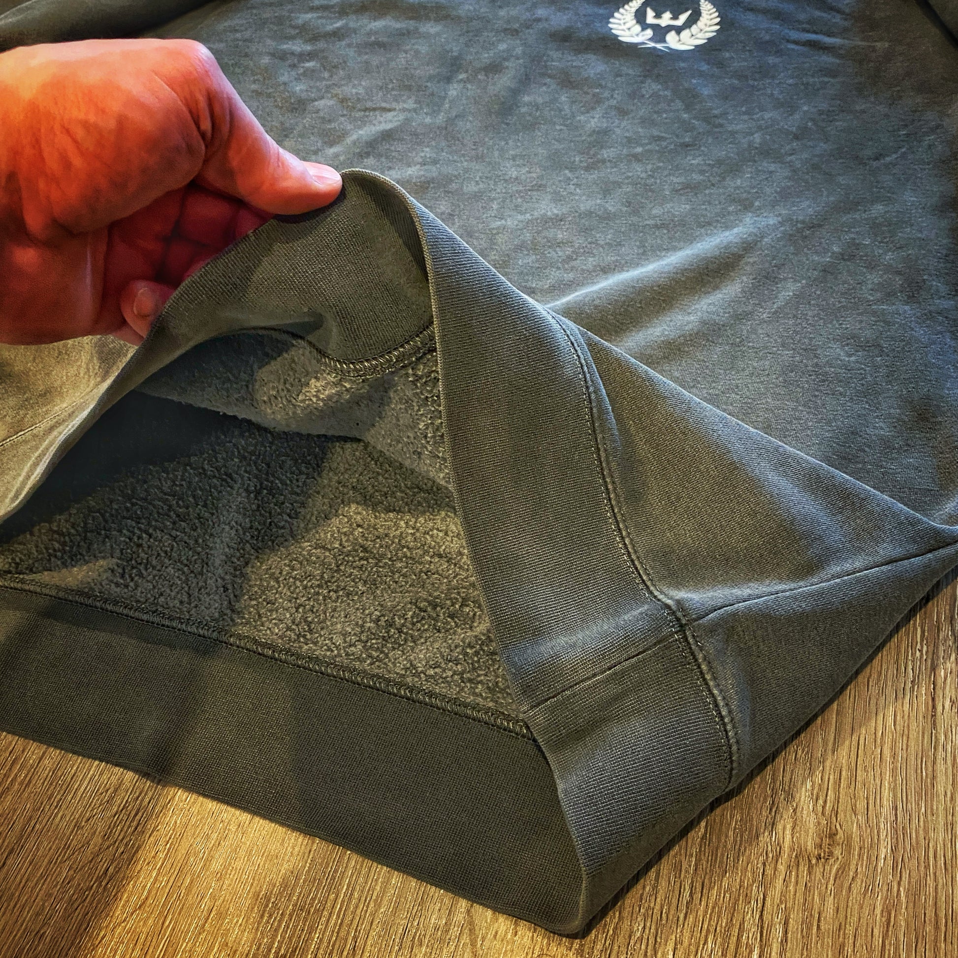 Defiance Hoodie Inside Close-up