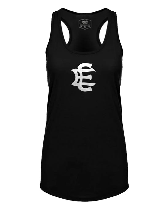 MONARCH_by_EC_WOMENS_BLACK_RACERBACK_WHITE