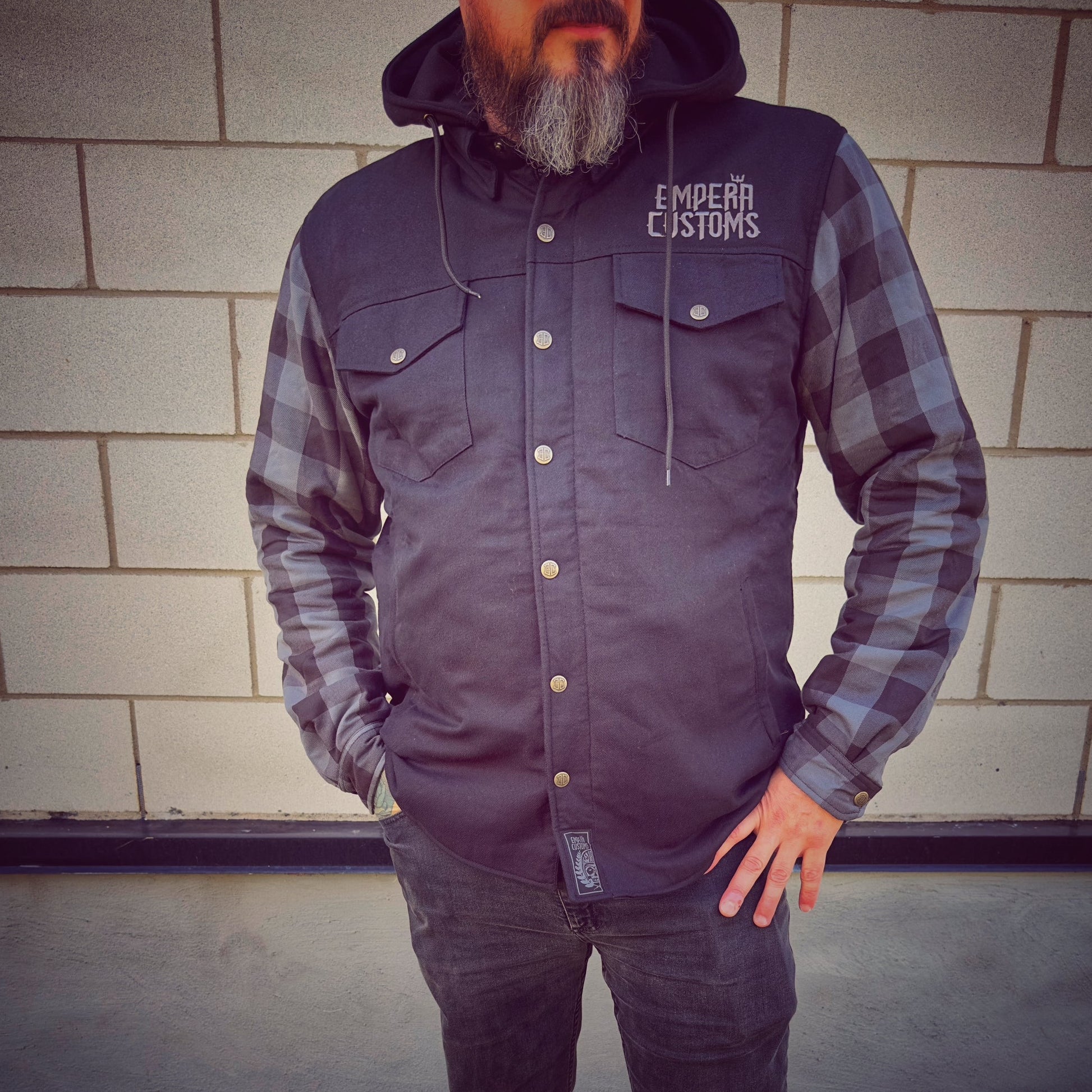 MTL RIDER SHIRT MODEL FRONT