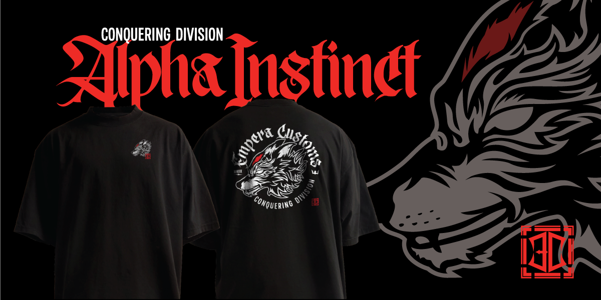 Conquering Division: Alpha Instinct Oversized Tee