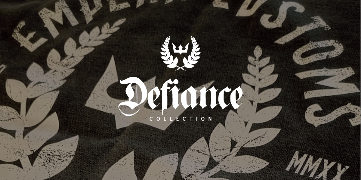 DEFIANCE LOGO/CLOSEUP HOODIE PRINT