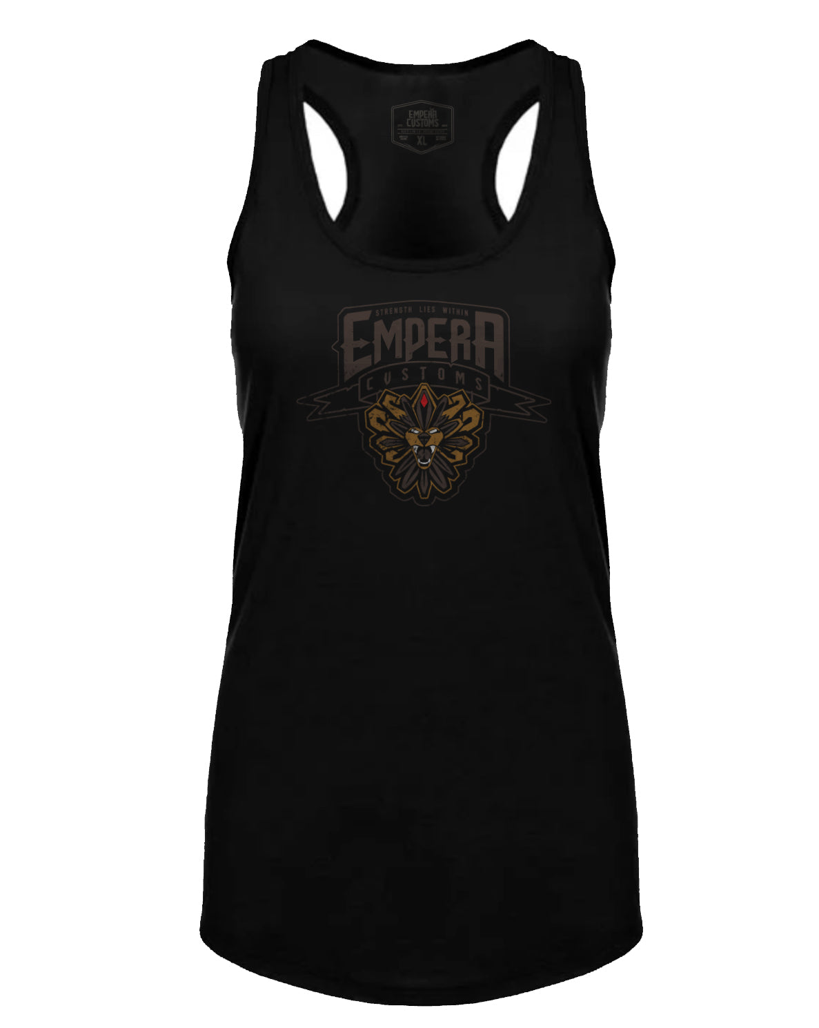 STRENGTH LIES WITHIN - WOMEN'S RACERBACK
