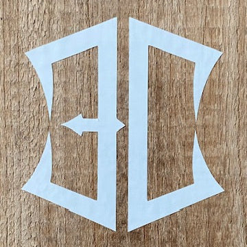 EC WHITE DECAL